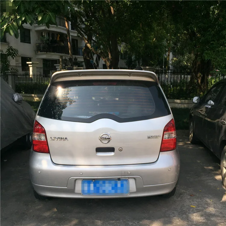 Спойлер для NISSAN LIVINA 2006-2012 спойлер из высококачественного АБС-материала заднее