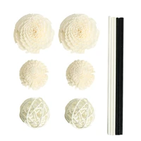 mini rattan ball fragrance no flame bathroom reed stick set oil diffuser replacement pest proof mildew proof for bedroom office