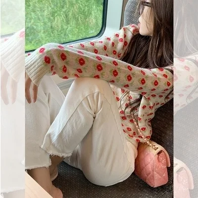 

Женский вязаный кардиган на осень-зиму, тонкое пальто