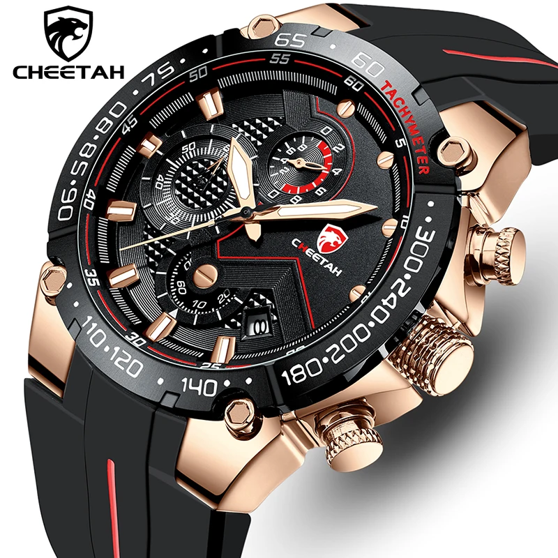 

Men Watch CHEETAH Top Brand Fashion Luxury Quartz Wristwatch Multifunction Chronograph Sports Waterproof Clock Relogio Masculino