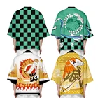 23 стиля аниме демон убийца Косплэй костюм Hashibira Inosuke Rengoku Kyoujurou Haori плащ Размеры XS-4XL вечерние ролевая игра для взрослых