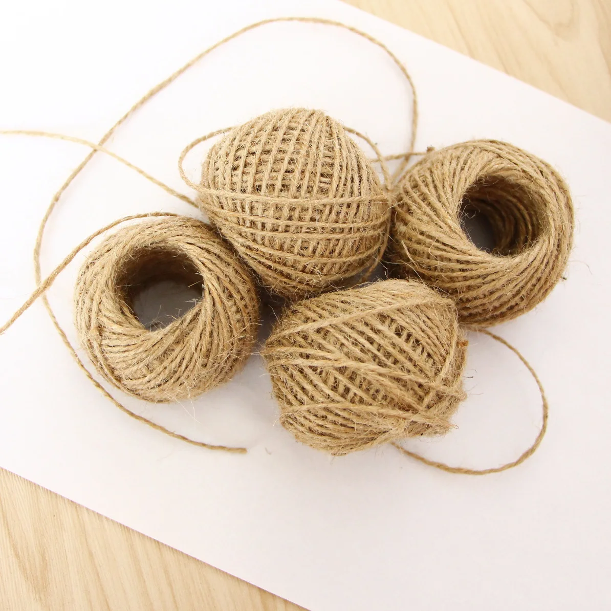 30 метров натуральная Мешковина гессиан джутовый шнур шпагат пеньковая веревка
