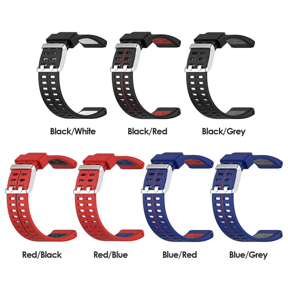 Двухцветный силиконовый сменный ремешок для наручных часов Polar V800 умный браслет