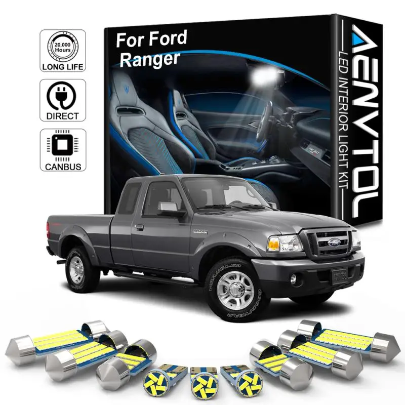 

AENVTOL Canbus For Ford Ranger 1989 1991 1992 1994 1995 1997 1999 2000 2003 2020 Vehicle Interior LED Light Accessories Kits