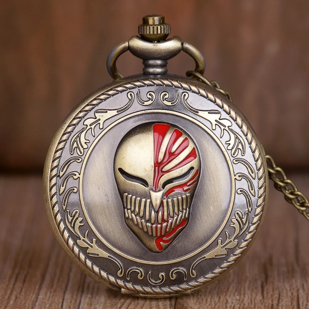 Antique Retro Cool Skull Pendant Watch Biker Skull Accessory Quartz Pocket Watches High Quality Gothic Watches Fob Watch XH3002