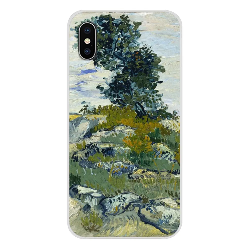 Прозрачный чехол из ТПУ с рисунком Ван Гога для LG G3 G4 Mini G5 G6 G7 Q6 Q7 Q8 Q9 V10 V20 V30 X Power 2 3 K10