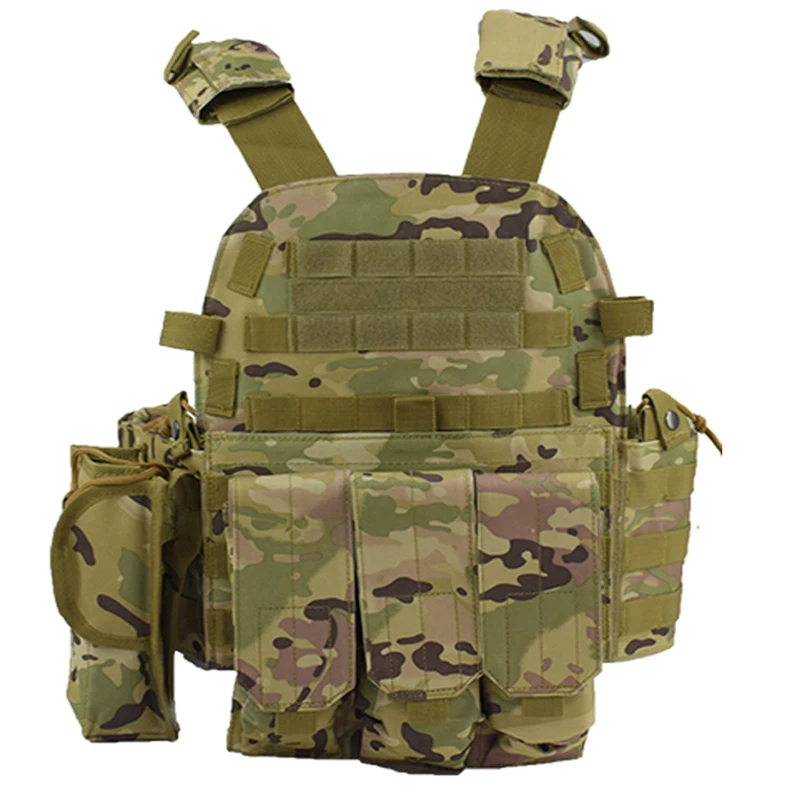 6094 Military Equipment Army Combat Training Vest Body Armor Tactical Hunting Molle Airsoft 4 Colors | Спорт и развлечения