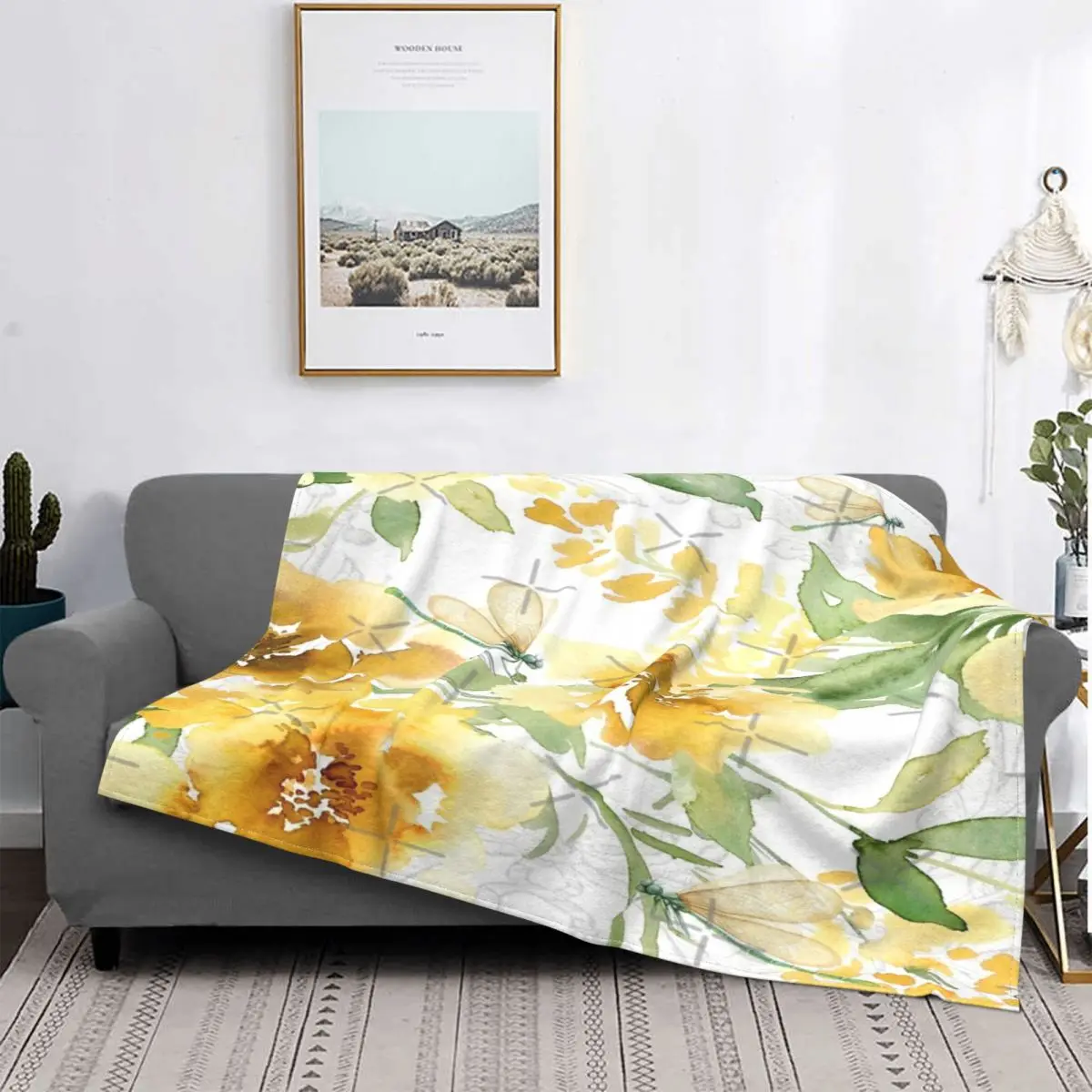 

Manta de flores amarillas, colcha A cuadros, toalla de playa, Sudadera с капучиком, cuadros y fundas