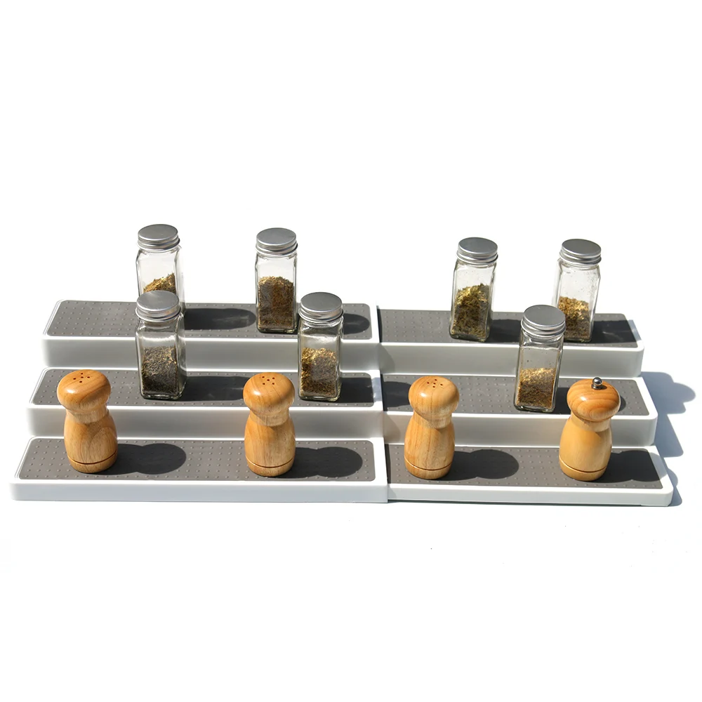 3 ярусных ящика стойка для специй нескользящая полка кладовой кухонного хранения