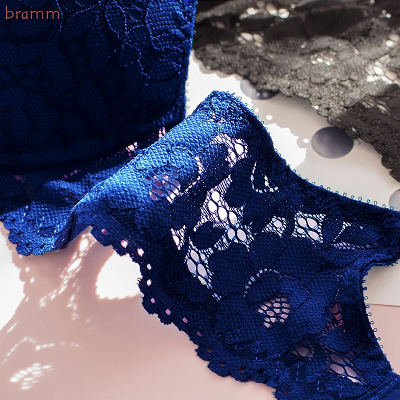 

New Lace Floral Lingerie Set Push Up Bra Women Comfort Adjusted Bra And Panty Set Sexy Backless Wireless Underwear Set bra
