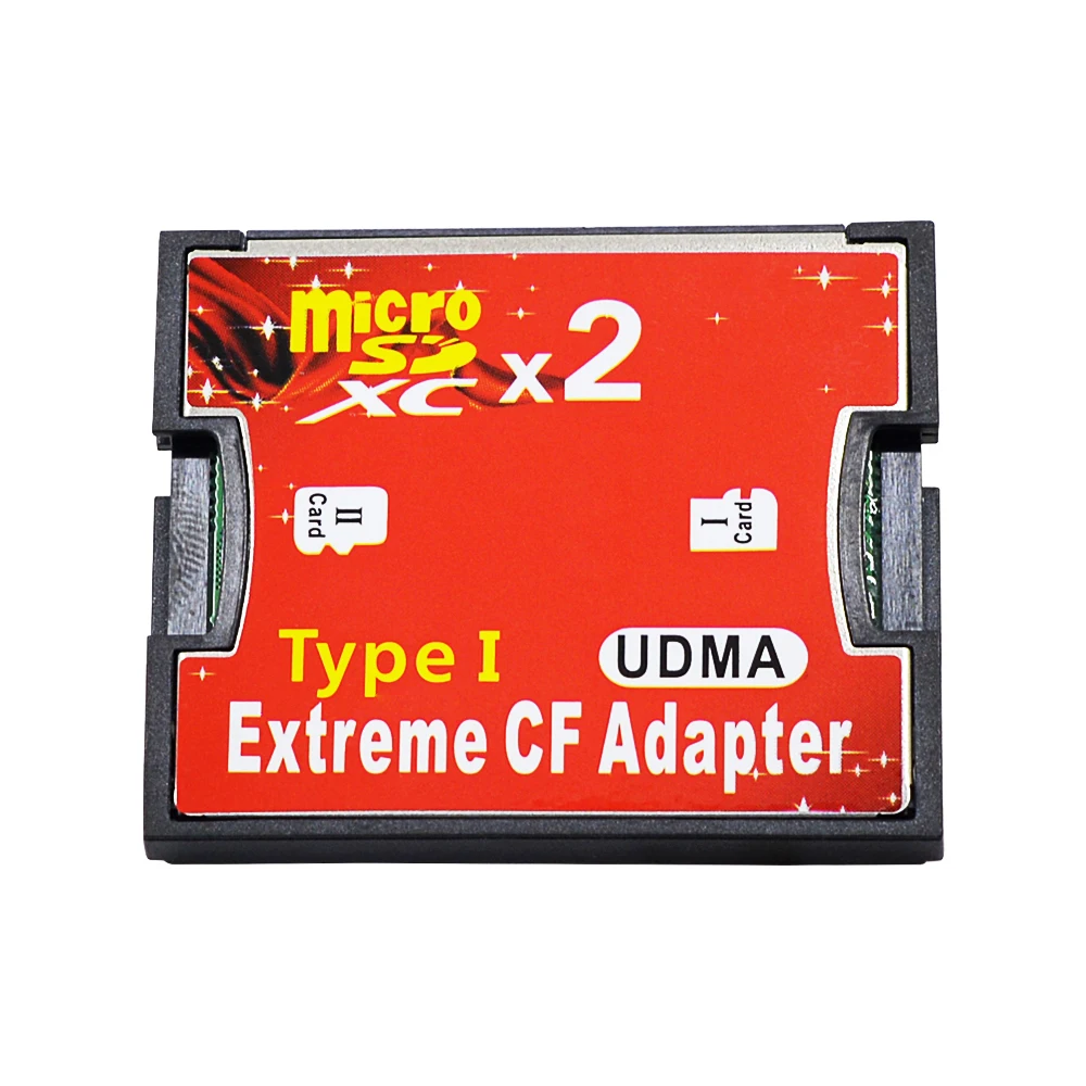 Переходник CHIPAL для карт SD/TF устройство чтения Micro SD/SDHC/SDXC два слота тип I