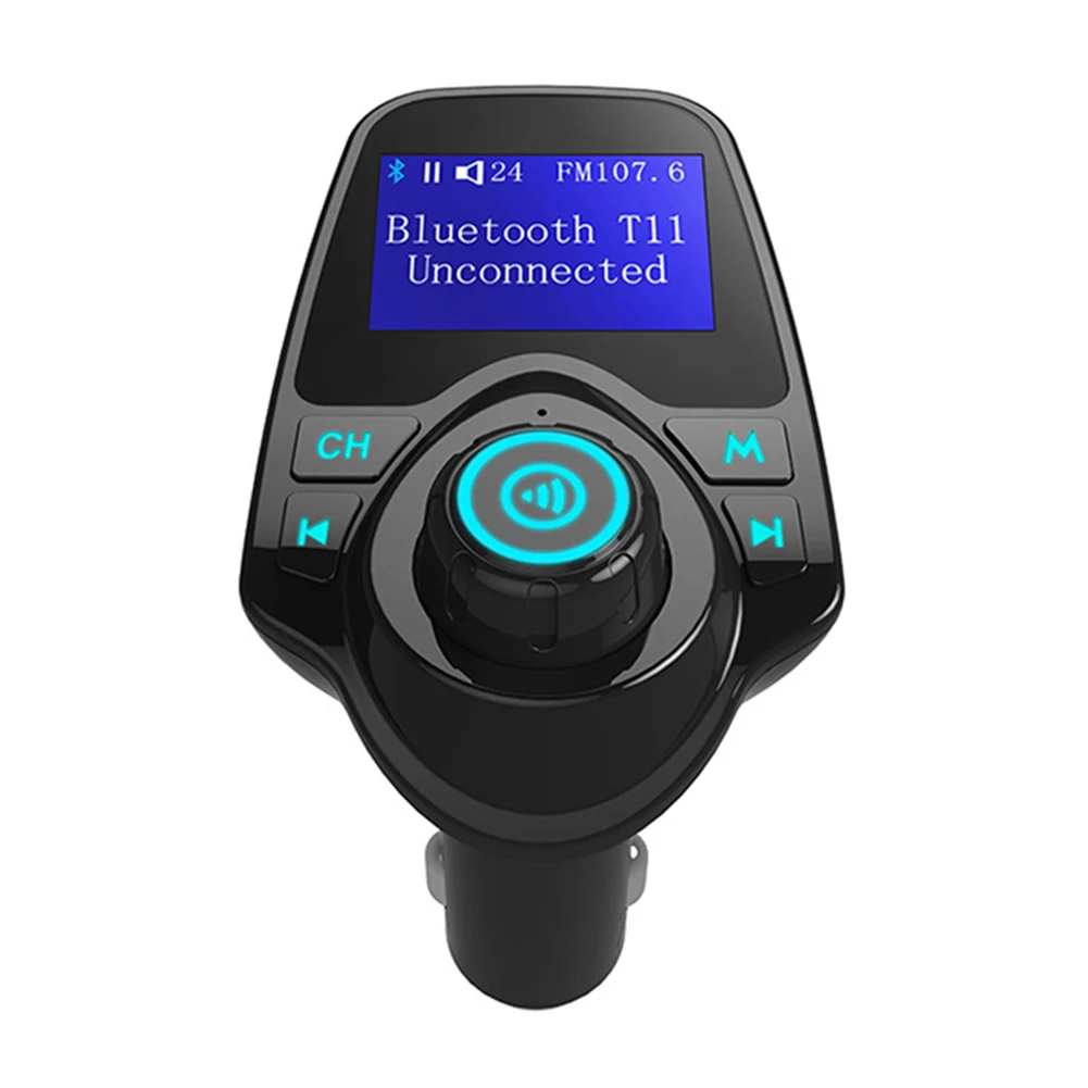Новый Автомобильный Bluetooth MP3 плеер FM передатчик аудио адаптер приемник