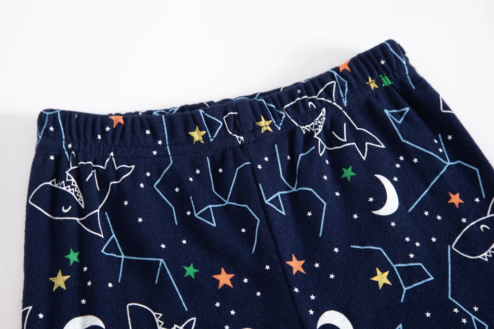 

Children's Pajamas Summer Short-sleeved tshirt + shorts sports set Kids Pyjamas Boys Pajamas Baby Sleepers Sleepwear 3-8T