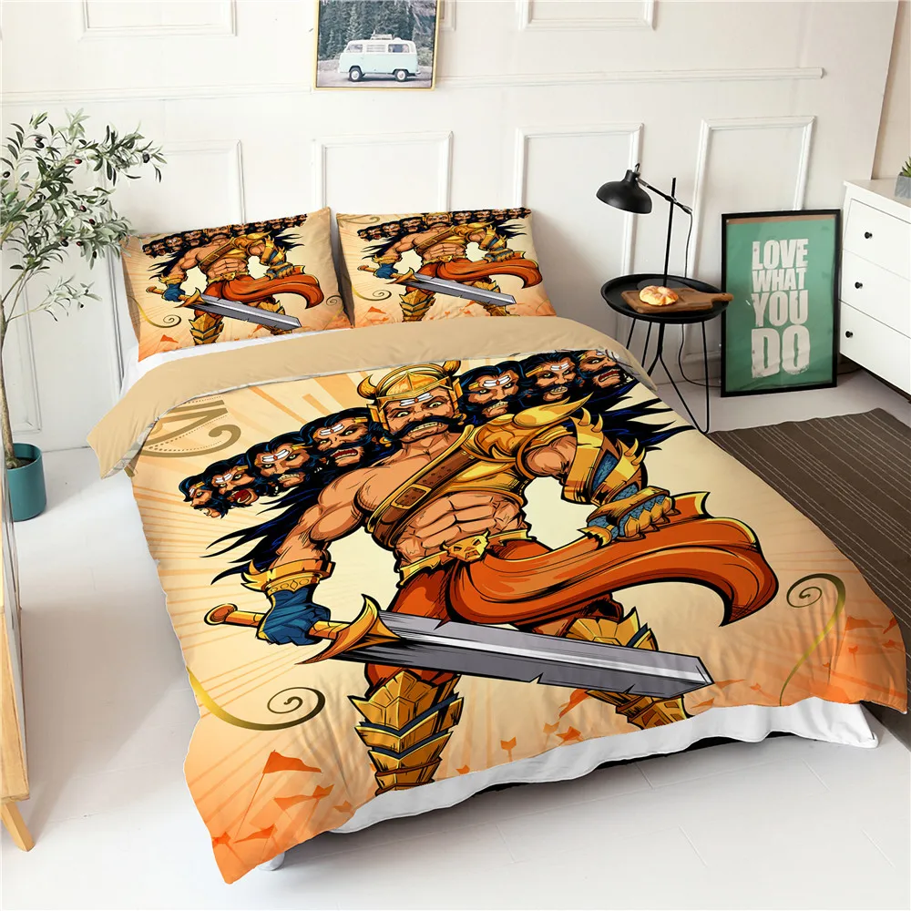 

Religious Animal Cartoon Character Pattern Bedroom Duvet Cover (including Pillowcase) Single/double Bed 2 / 3PS Decoration Room