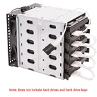 Molex 4-контактный штекер от 1 до 5 SATA 15-контактный гнездовой разветвитель, жесткий диск HDD SSD Кабель питания Шнур для DIY ПК, сервера для майнинга монет