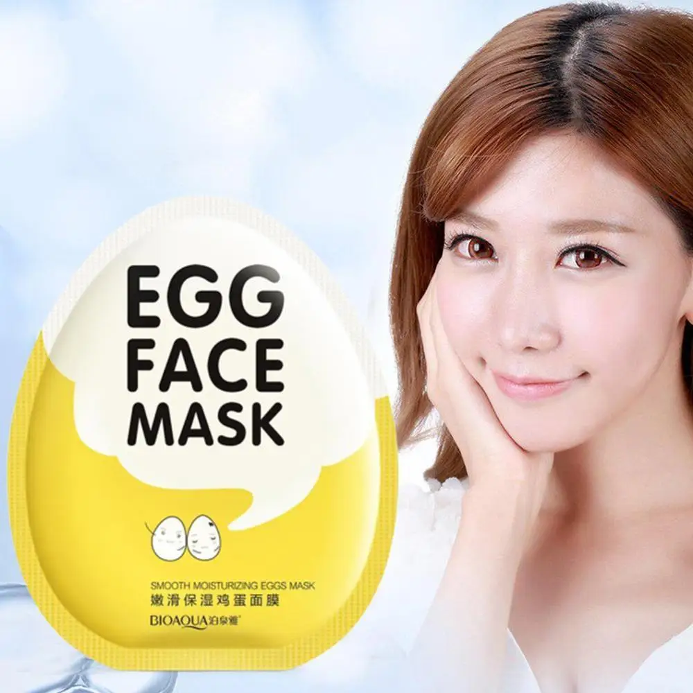 Яйцо экстракт маска Увлажняющий уход за кожей лица для свежий анти масло от акне
