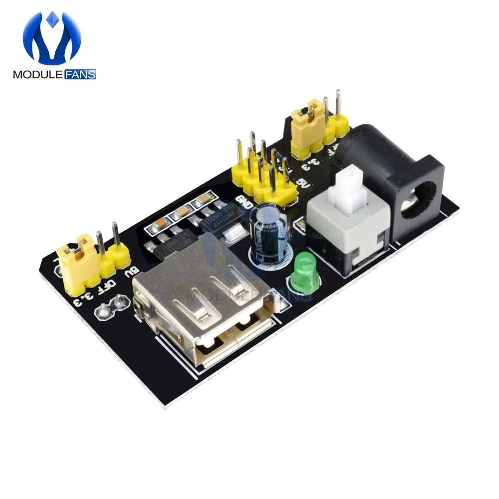 MB102 мощность MB102 макетная плата модуль питания 3,3 V 5V Для Arduino Solderless совместимая хлебная плата 700mA