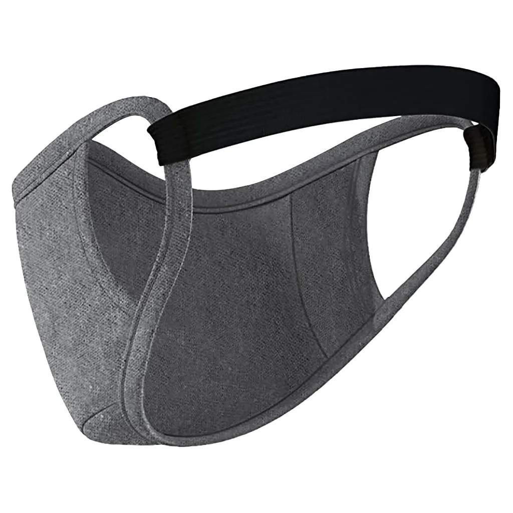 

Unisex Printed Solid Color Sky Cotton Face Mask Cycling Riding Outdoor Protect Mascarilla Adult Basic Dustproof Breathable Maske