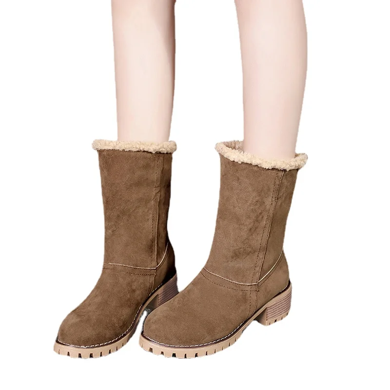 

Women's boots snow boots women's Martin boots women's motorcycle boots women's frosted leather wool boots women's leisure shoes