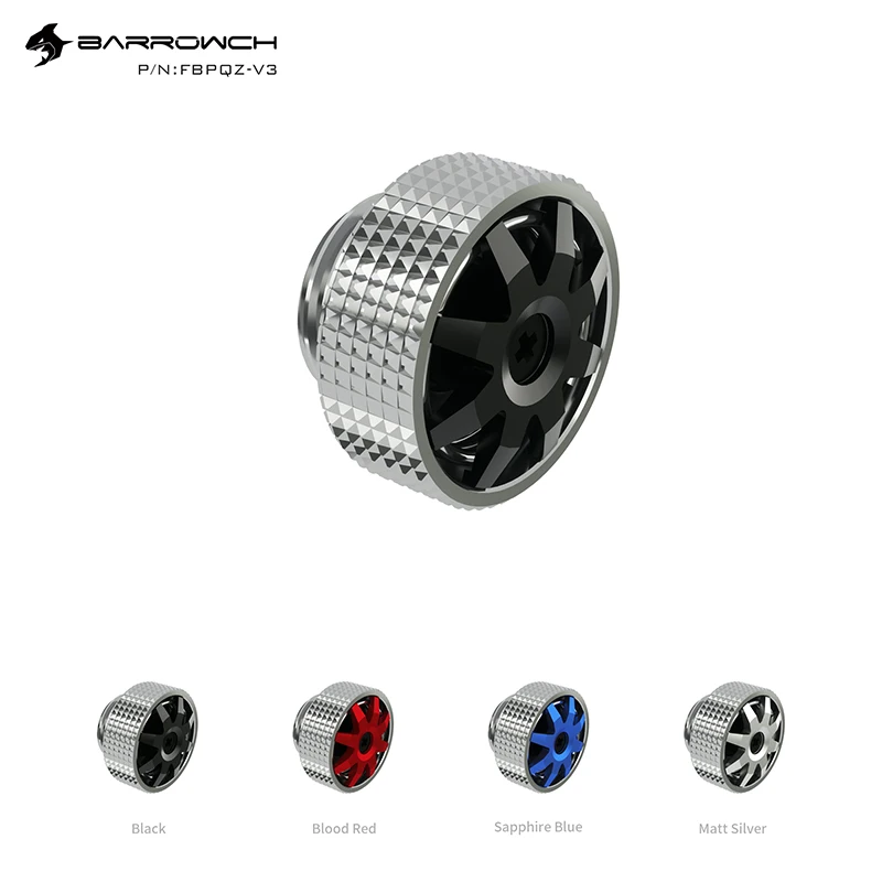 Ручной выпускной клапан Barrowch воздушный для компьютера водяное охлаждение 19