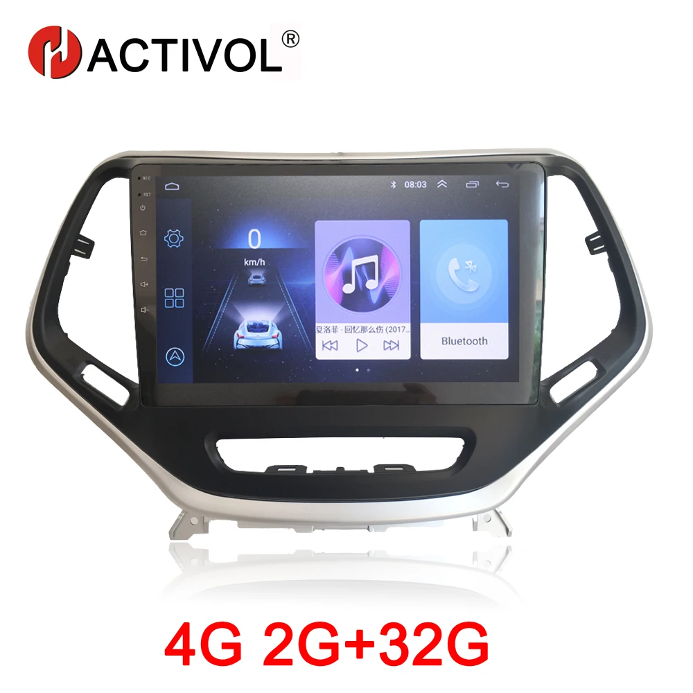HACTIVOL 2G + 32G Android автомобильное радио для Jeep Cherokee 2016 автомобильный dvd-плеер