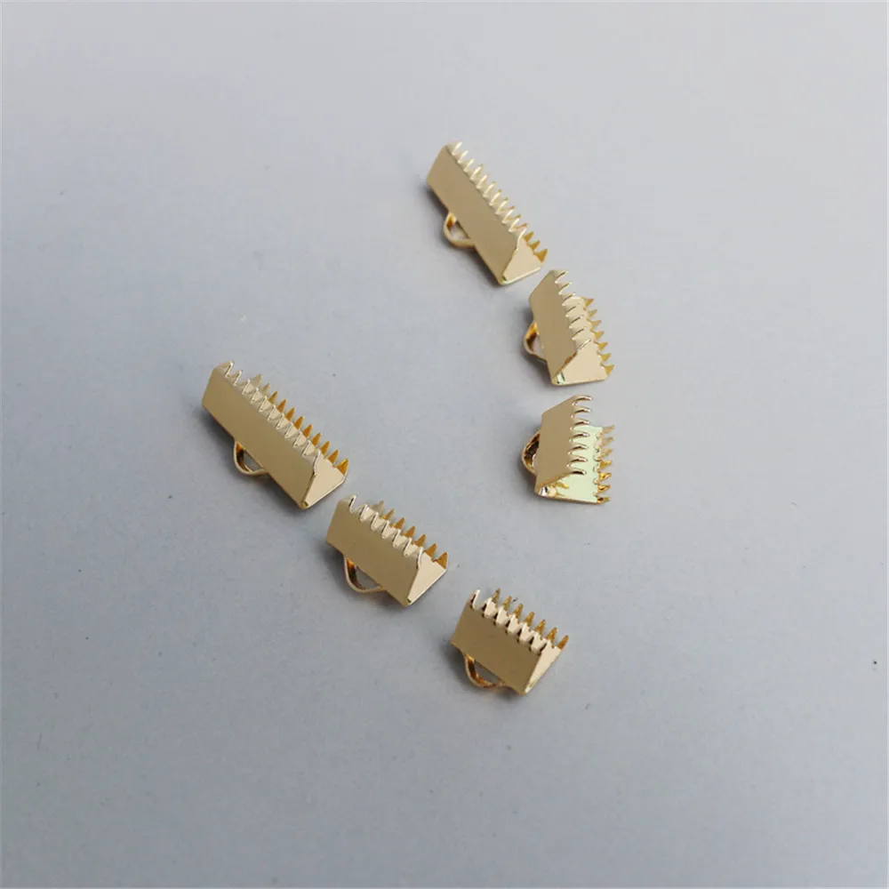 

14K copper-clad gold clip buckle pony buckle DIY tail webbing clip buckle connecting buckle handmade jewelry accessories