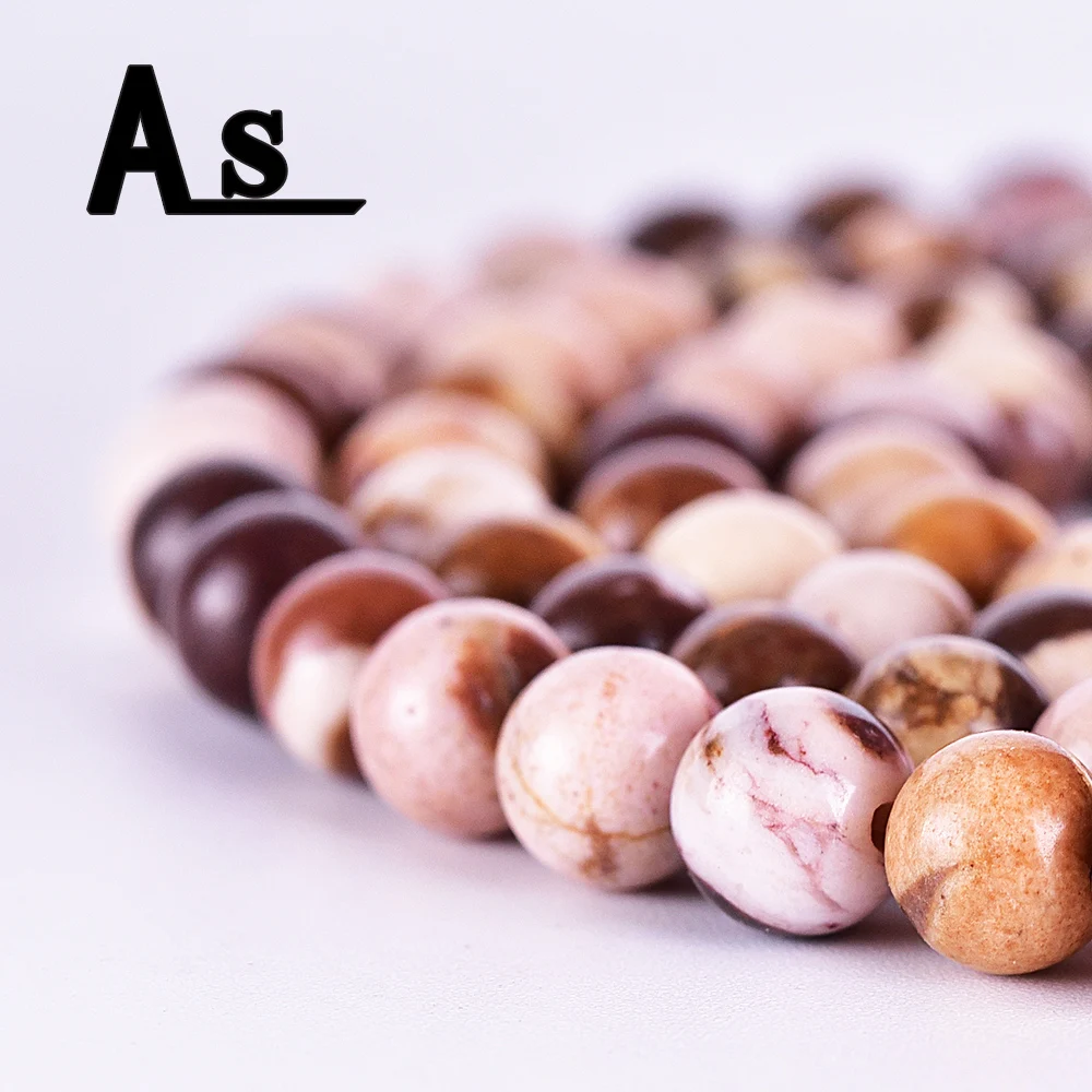 Asingeloo, модные, натуральные, mixtz, яйцо, Йеллоустоун, Круглые, свободные камни, ювелирные бусы, 4/6/8/10/12 мм, подходят для браслета DIY, ожерелья