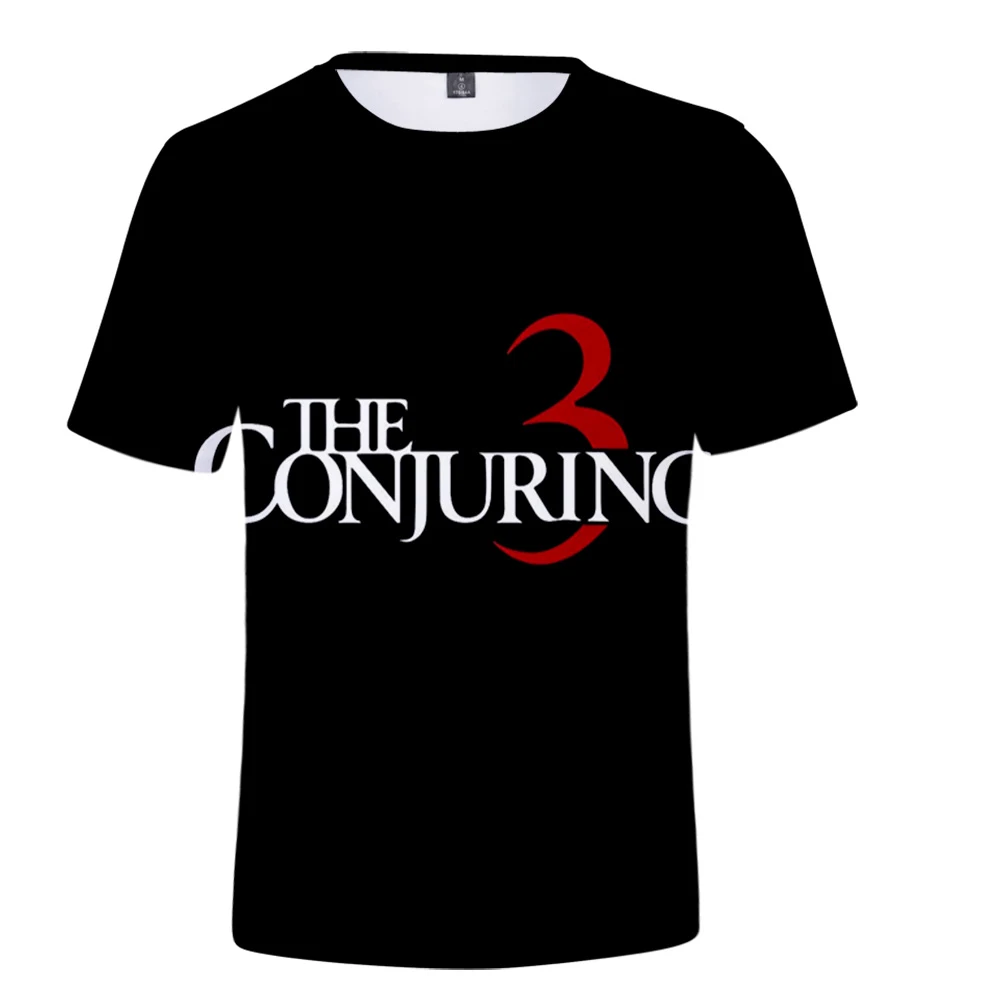 

The Conjuring The Devil Made Me Do It 3D Printed T-shirts Women/Men Summer Short Sleeve Tshirts Casual Streetwear Clothes