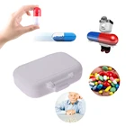 Портативный контейнер для таблеток с 3 отделениями, 1 шт.