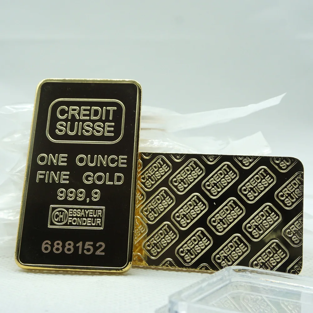 

10pcs/lot 1 Oz 24k Pure Gold Plated Bar High quality Replica Canada Royal Bullion Bars scotiabank Titanic