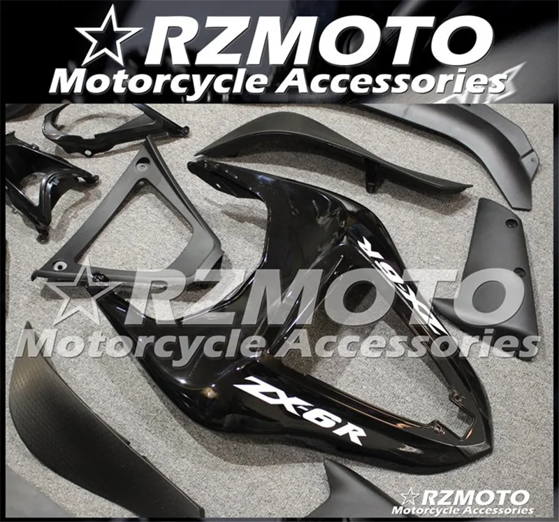 Новый Abs мотоцикл обтекатель подходит для Kawasaki ZX6R 636 ZX-6R 2007 2008 кузова литья под