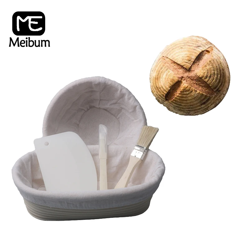 Meibum 5 шт ферментация хлеба ротанговая корзина багет баннетон бротформ