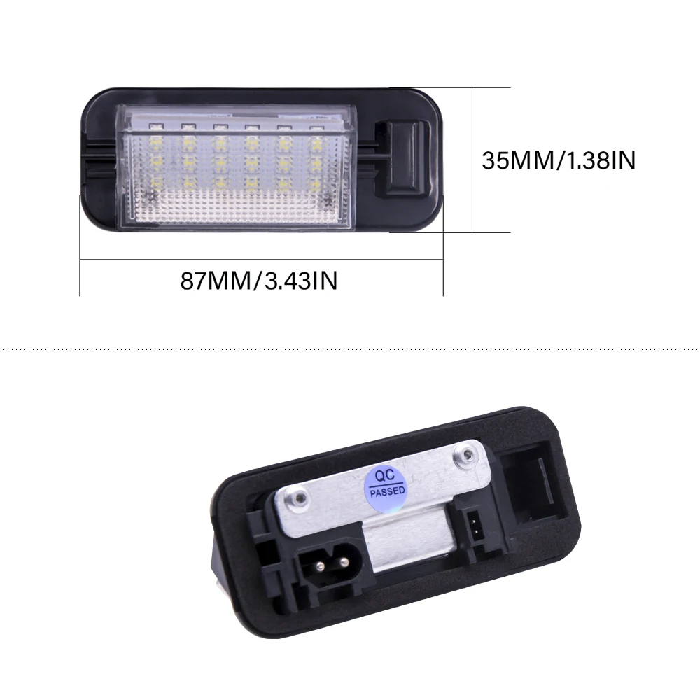 2pcs LED CANBUS Car No Error License Plate Lights bulb For BMW E36 1992-1998 AUTO Number Lamp White Hyper Flash | Автомобили и