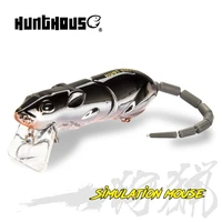 hunthouse mouse lure swimbait rat fishing bait fishing lure with hook fishing tackle minnow crankbaits pike lure