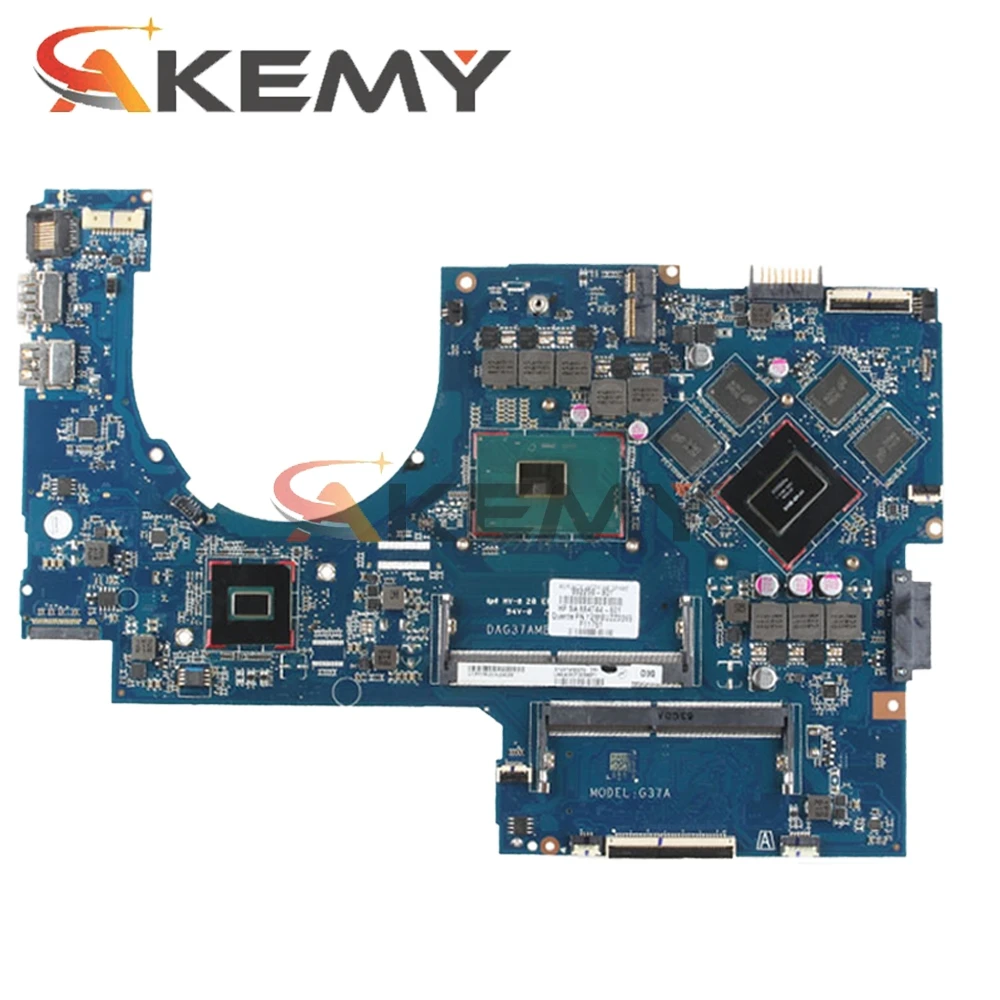 Материнская плата ноутбука HP 17-W 17-AB 862259-601 DDR4 DAG37AMB8D0 965M 4GB GPU SR2FQ i7-6700HQ 2.6GHz CPU – 100% проверено, быстрая доставка.
