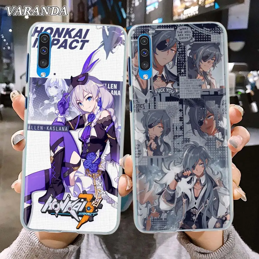 Genshin Impact Silicone Phone Case For Samsung Galaxy A51 A71 A50 A21s A10 A30 A40 A70 A31 A41 A12 A02s Soft Back Cover Coque