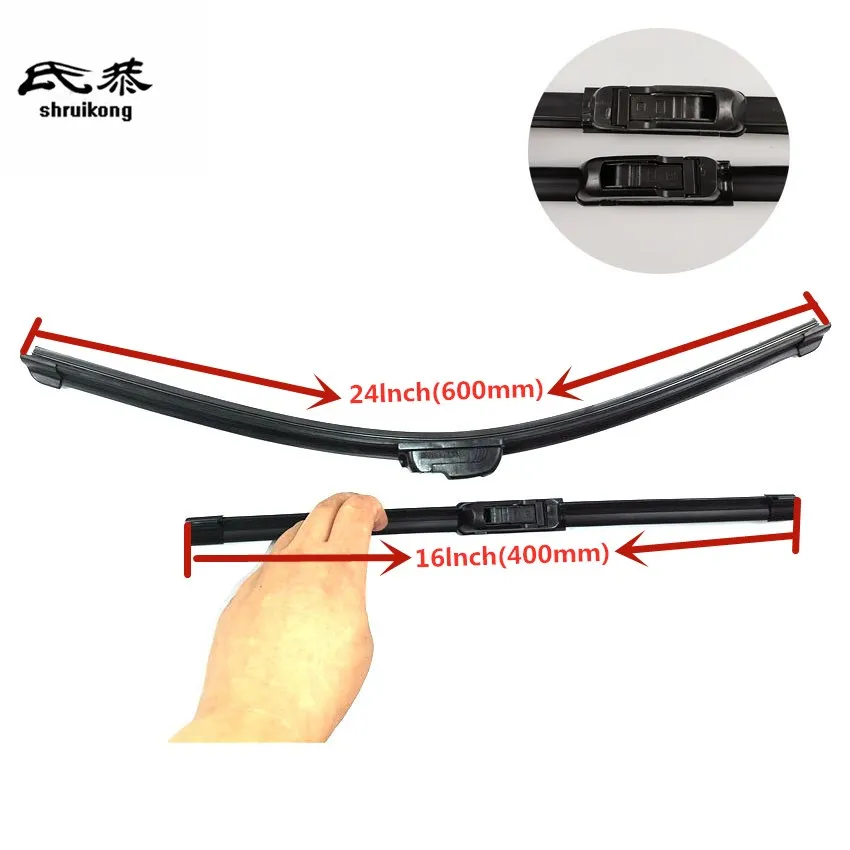 2 шт./лот стеклоочистителей для автомобиля на 2006 2018 Chevrolet Captiva 24 &quot+ 16&quot подходит