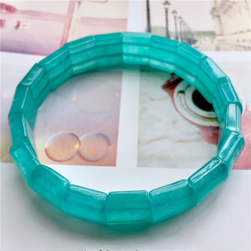

Dropshipping Ice Blue Tianhe Natural Stone Bracelet For Women Wrist Fresh Hand Row Fashion Jewelry