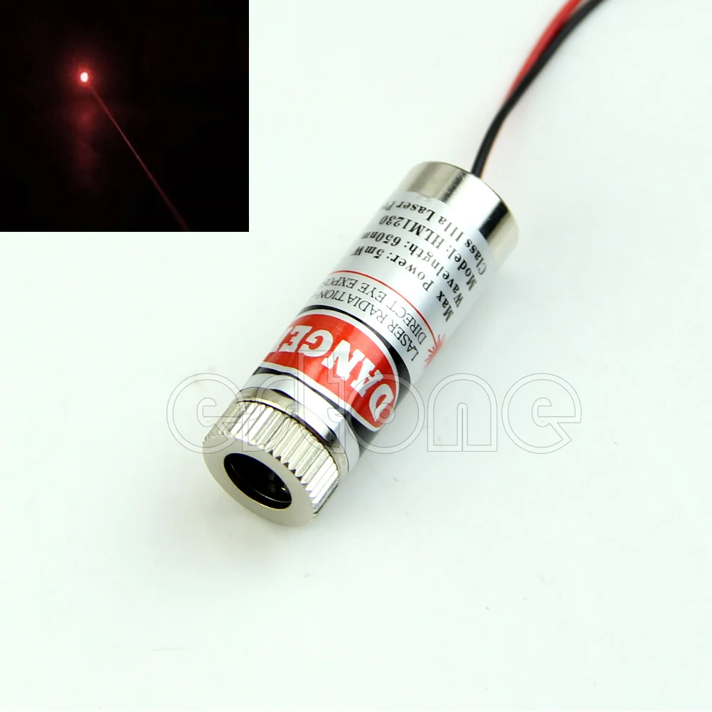 

2021 New Red Dot 5mW 650nm Module/Laser/Laser 5V Head Industrial Grade Metal Body