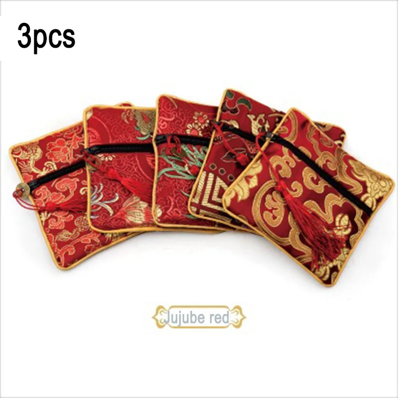 3 Pcs/Set New-coming Women's Jewelry Bag Lightweight Change Fashion Retro Small Accessories Storage | Багаж и сумки
