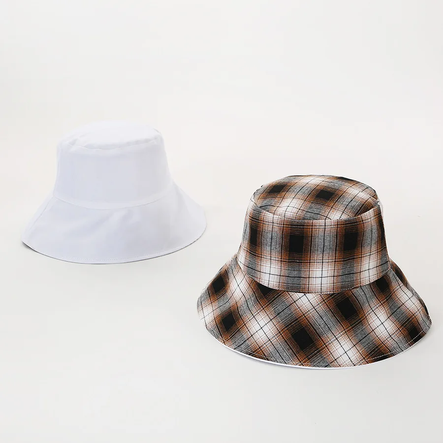 Двусторонняя Солнцезащитная китайская Панама с принтом унисекс | Аксессуары для