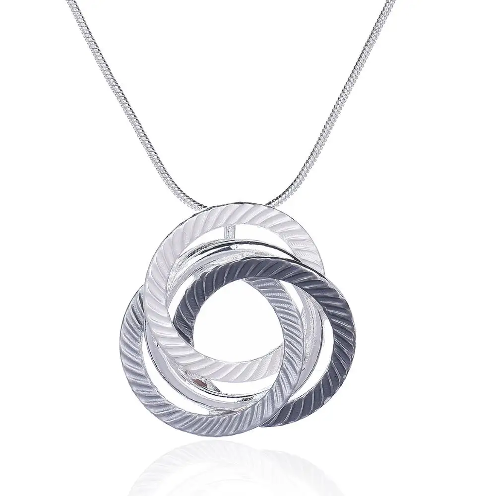 Новинка 2020 хит спираль подвеска бесконечность цепочка ожерелье набор женские