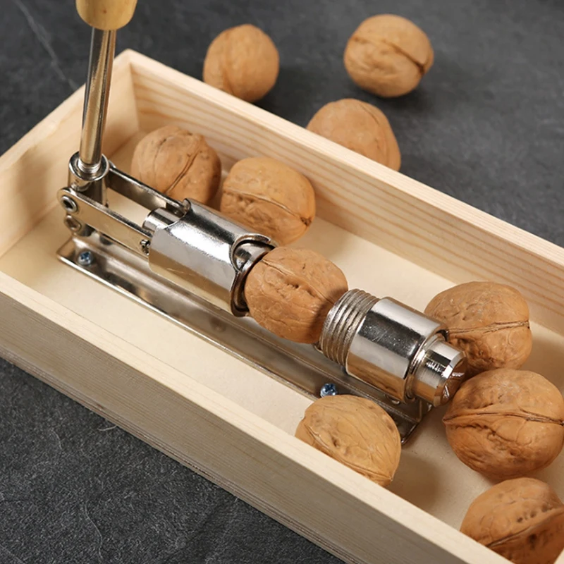 Walnut Clip Mechanical Opener Peeling Nuts Stainless Steel Shell Breaking Tool Nut Cracker Sheller Kitchen Tools |