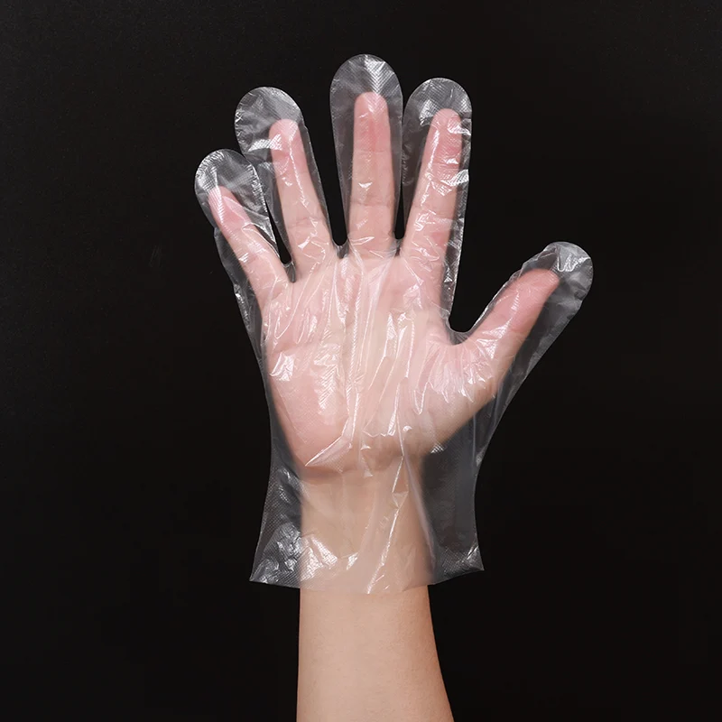 100 шт. пластиковые одноразовые перчатки для ресторана дома и кухни экологически