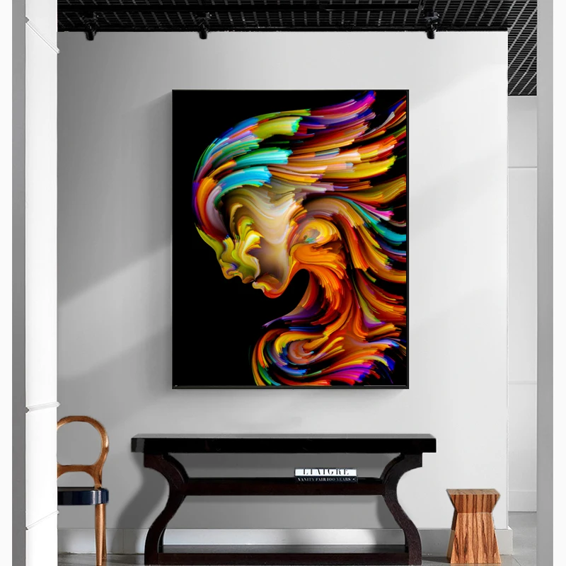 Canvas Prints Painting Modern Abstract Colorful Wall Art Poster And Pictures Home Decor For Living Room No Frame | Дом и сад