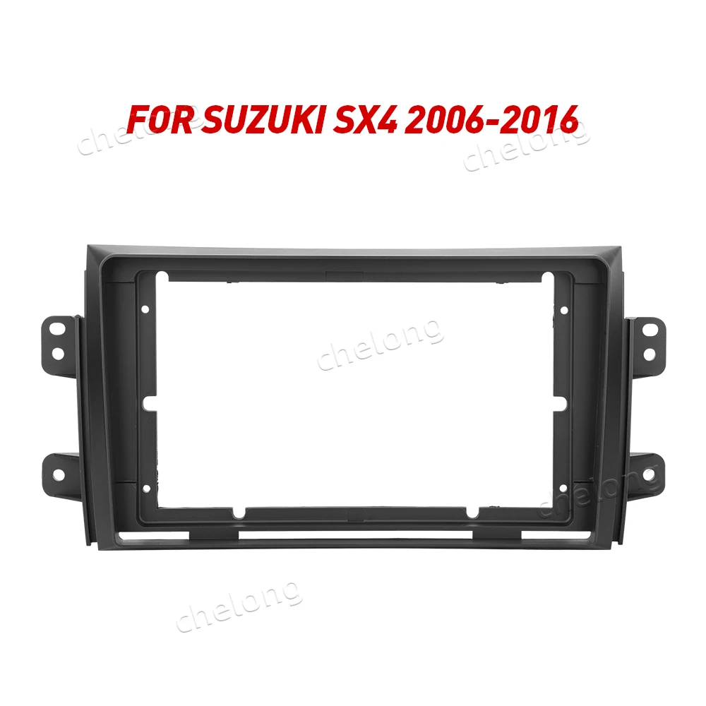 Рамка для приборной панели автомобиля 2Din подходит SUZUKI SX4 2006 2016 комплект