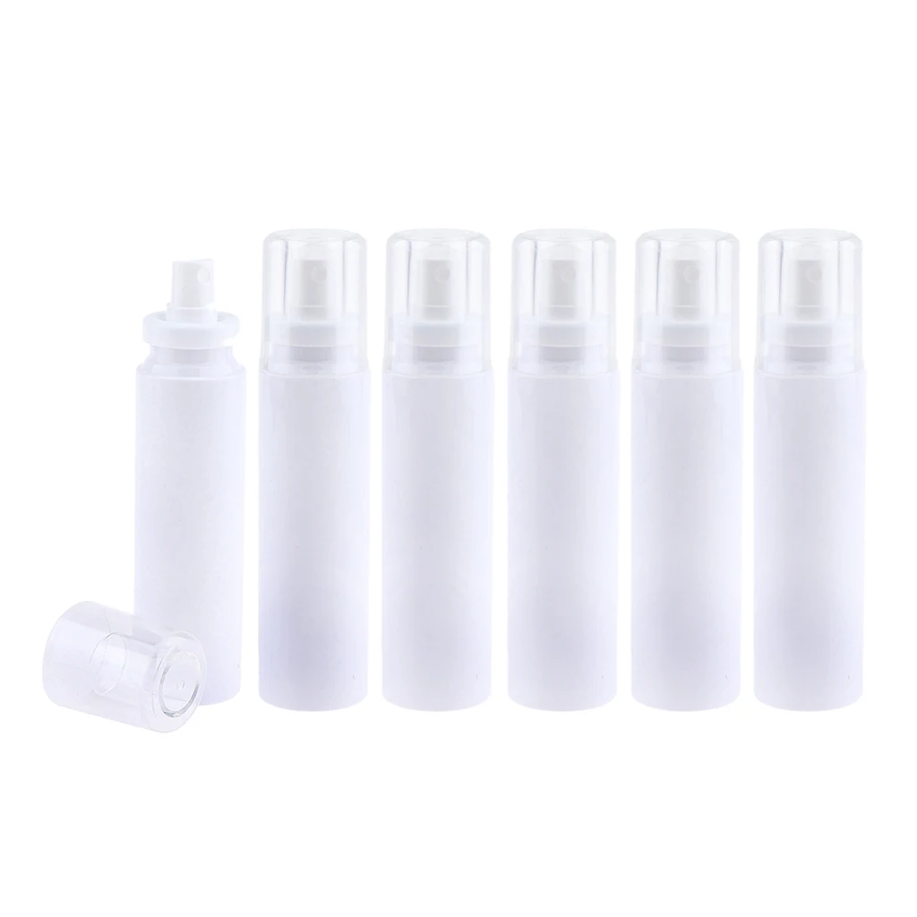 

6 Pack Portable Refillable Fine Mist Perfume Make up Empty Pump Spray Sprayer