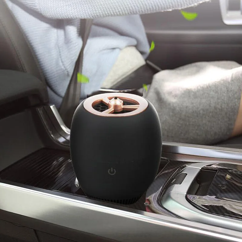 USB автомобильный очиститель воздуха отрицательные ионы черный дезодорант