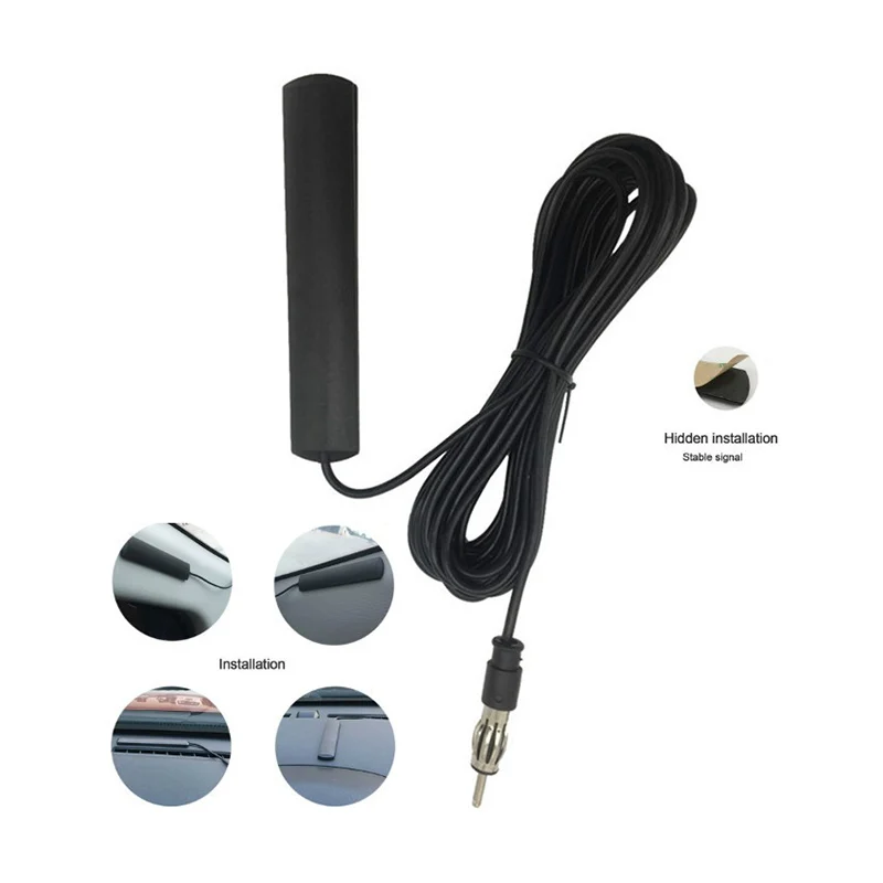 DC 5 12 В авто радио FM антенна усилитель сигнала морской автомобиль Лодка RV сигнал