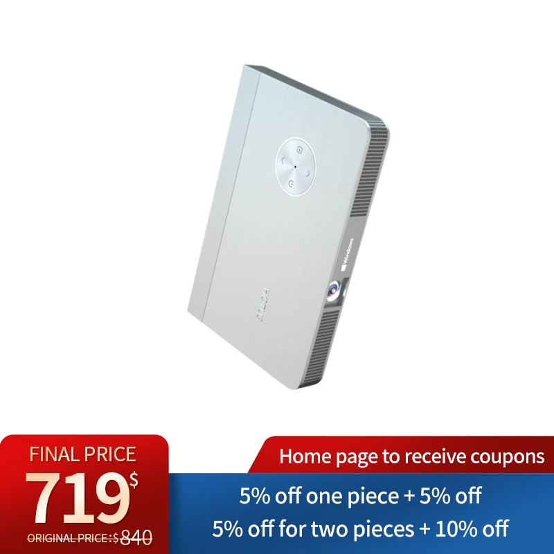 

Лидер продаж на Amazon, мобильный домашний кинотеатр 1080p, портативный светодиодный DLP-проектор